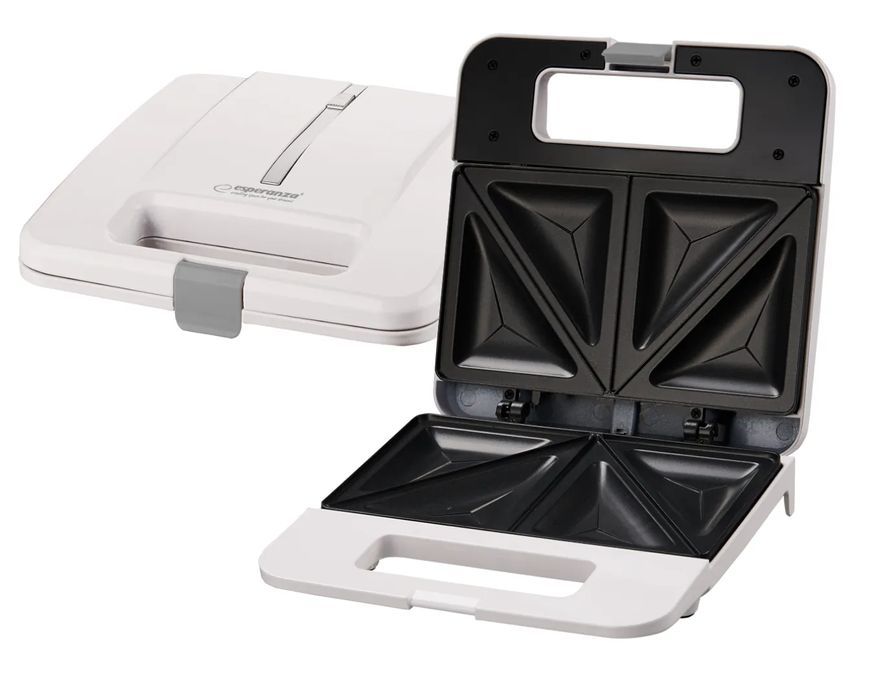 Opiekacz do kanapek toster sandwich Esperanza PARMIGIANO 1000W biały