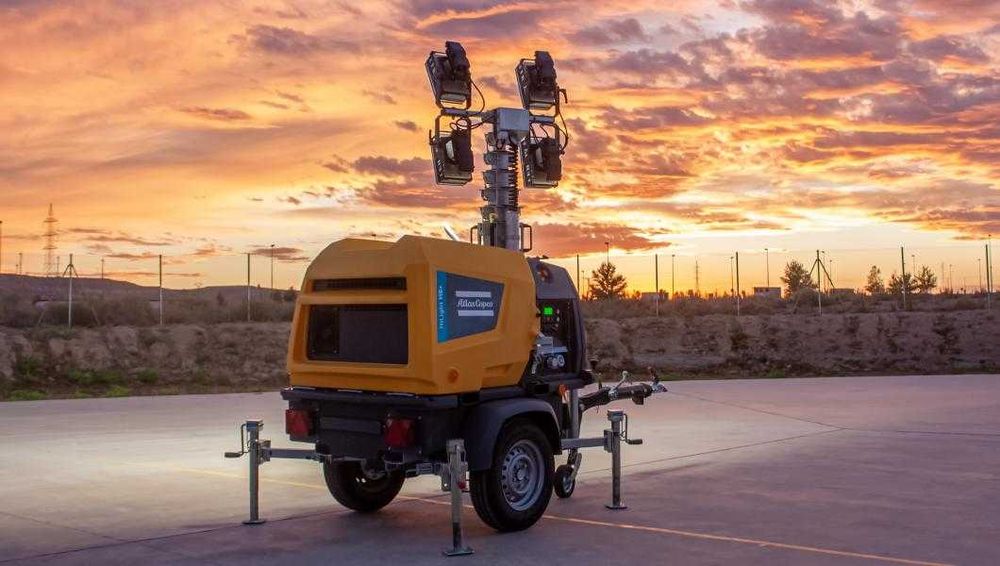 Maszt oświetleniowy ATLAS COPCO H6+(LED) WYNAJEM! 24/7     8m 6000m2