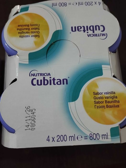 Suplementos Cubitan + Fortimel