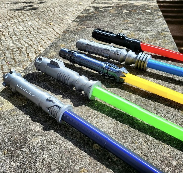 Impressão 3D - Sabres de Luz Star Wars Extensíveis