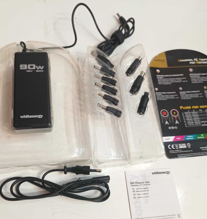 Zasilacz do laptopów -  uniwersalny