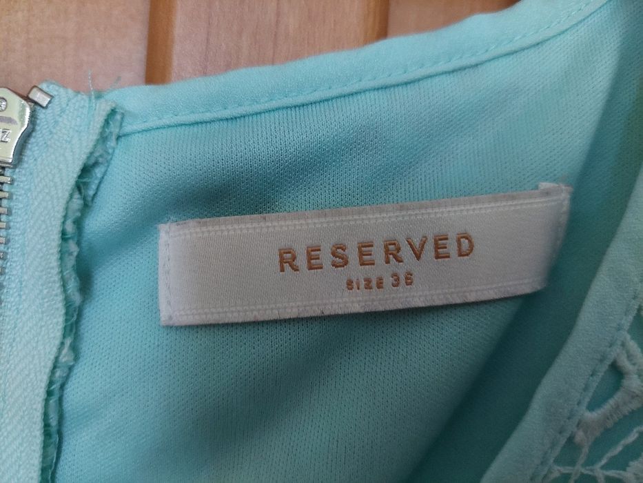 Sukienka Reserved rozm 38 turkus