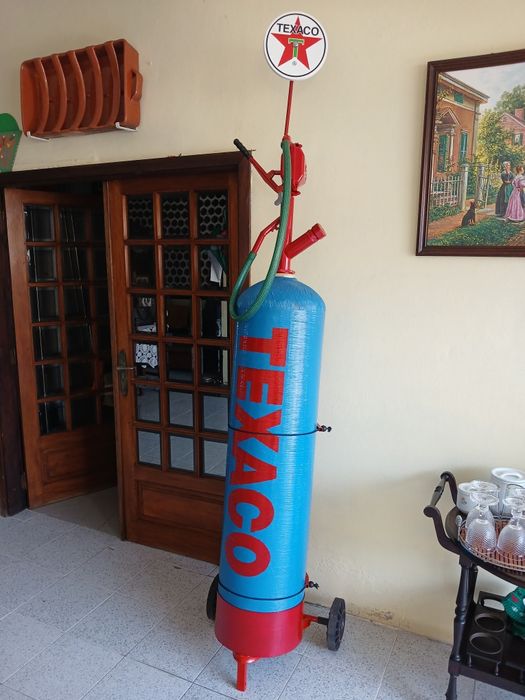 Gasolineira texaco, reclame  antigo, motas , carros clássicos