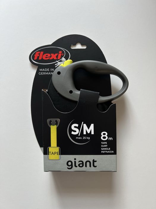 Smycz Flexi Giant taśma S/M 8m 25kg.