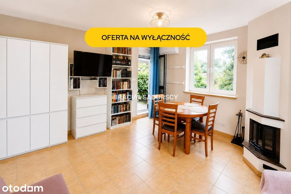 3 pokoje z ogrodem 130 m² i kominkiem