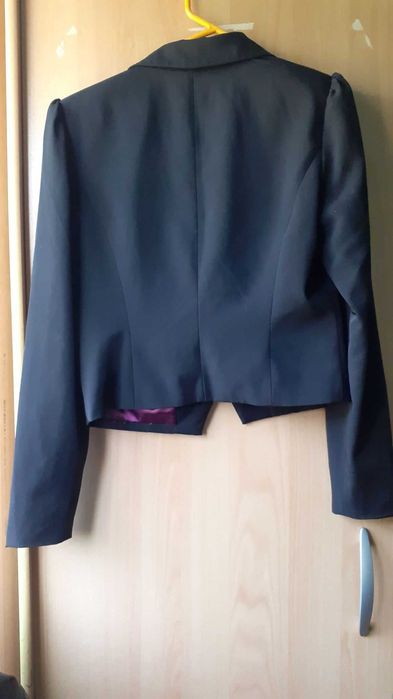 Blazer curto preto - Papaya