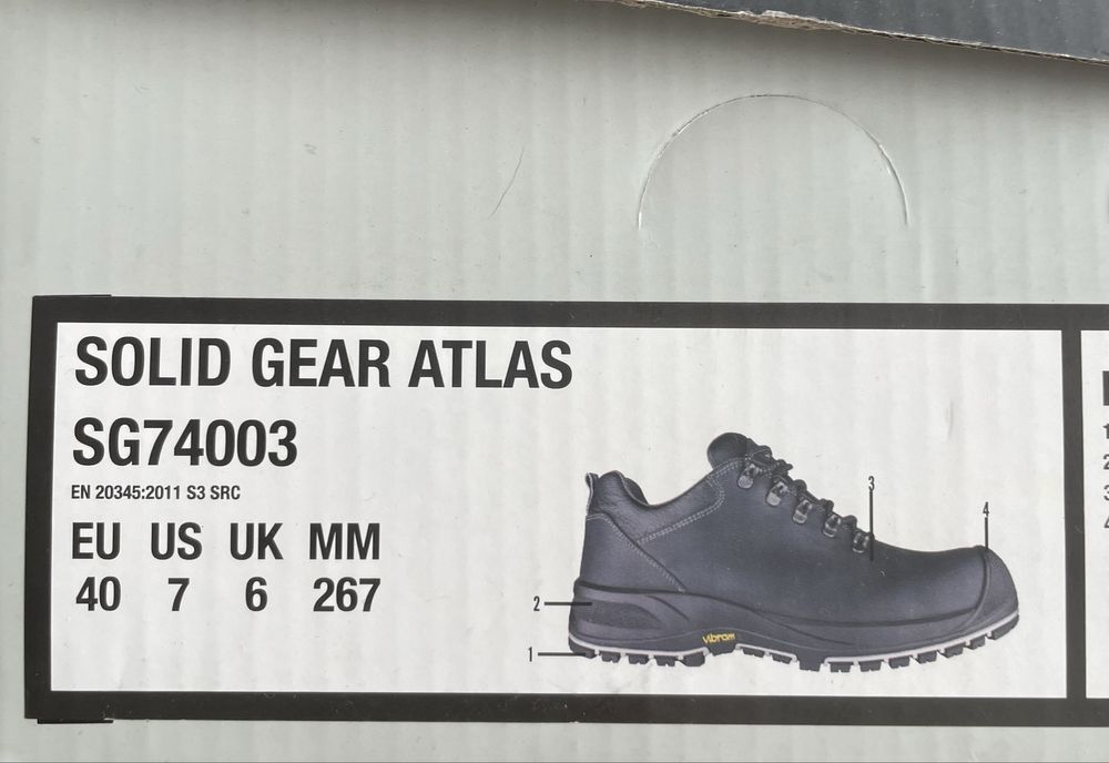 40 Buty robocze solid gear atlas s3