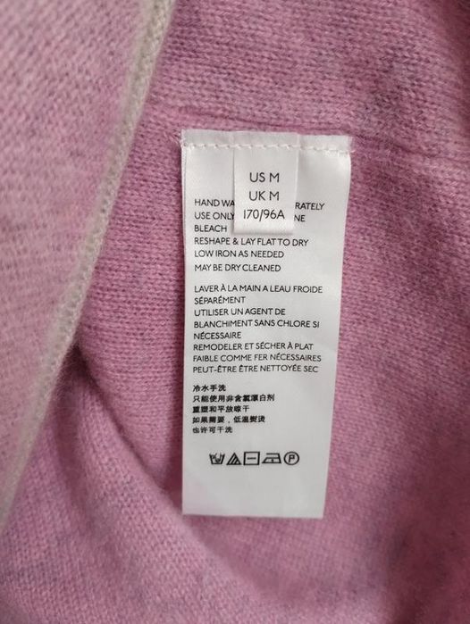 Free People кашеміровий джемпер рожевий