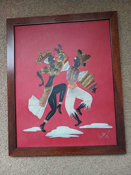 Quadro Original Arte Africana