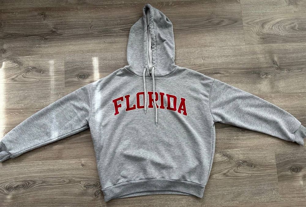 Сіре худі з надписом Florida