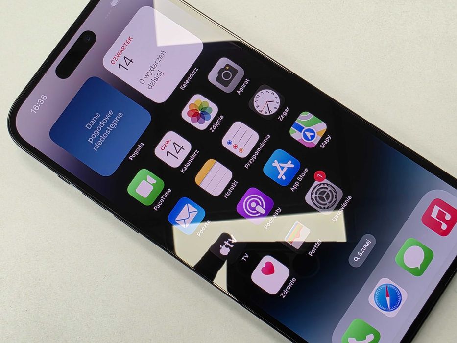 iPhone 14 PRO MAX 128GB/ Space Black/ BAT 84%/ Grade A/ + ładowarka/ GW 12 MSC