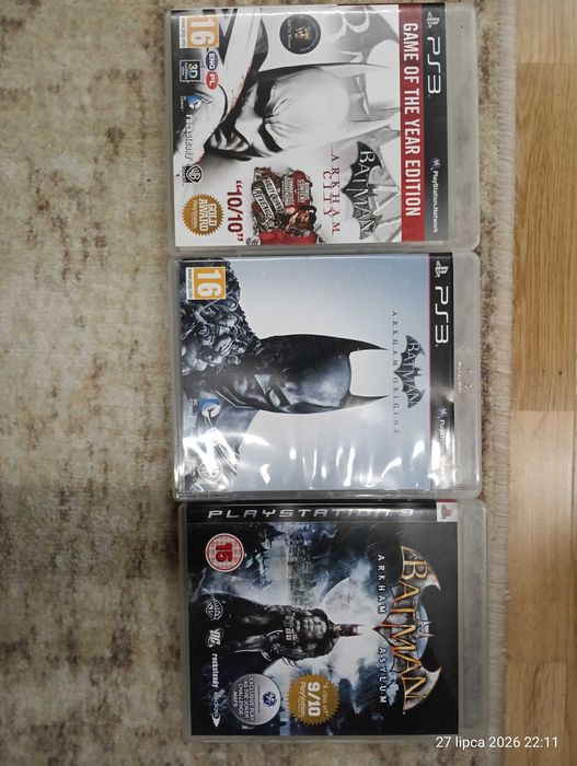 Batman PS3 - Arkham Asylum, Arkham City, Origins