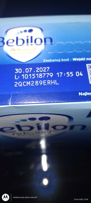 Bebilon mleko 1 advance Pomatura 550g
