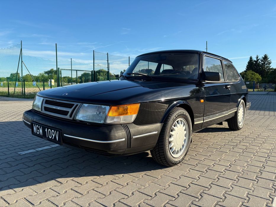 Saab 900 16v krokodyl krajowy 2 wł. klima skóra bezwypadkowy po remoncie FILM