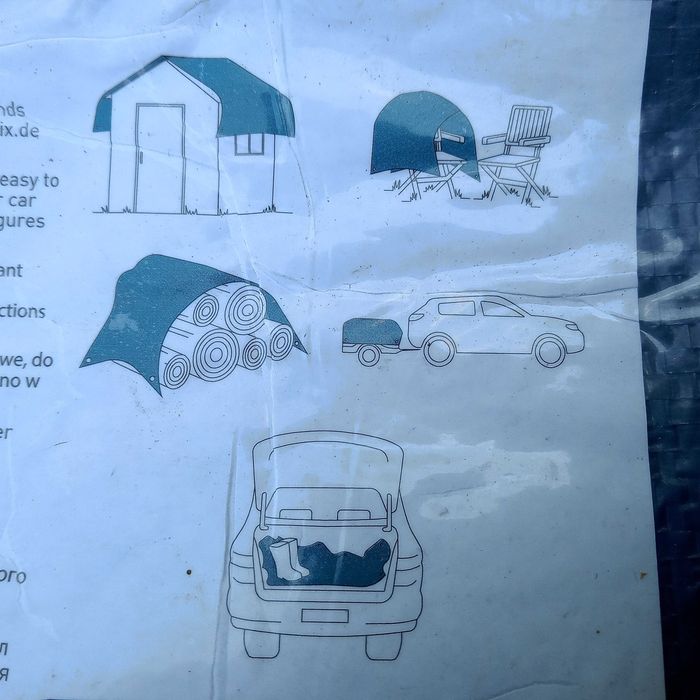 Plandeka gospodarcza polietylenowa 2 x 3 m