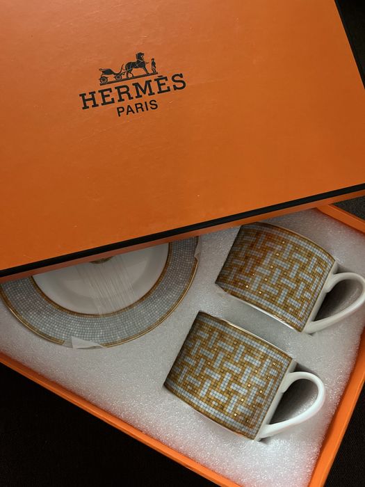 Набір посуду Hermes чайний сервіз hermes