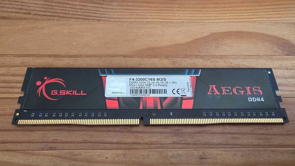 Memória RAM G.SKILL Aegis 8GB DDR4-3200