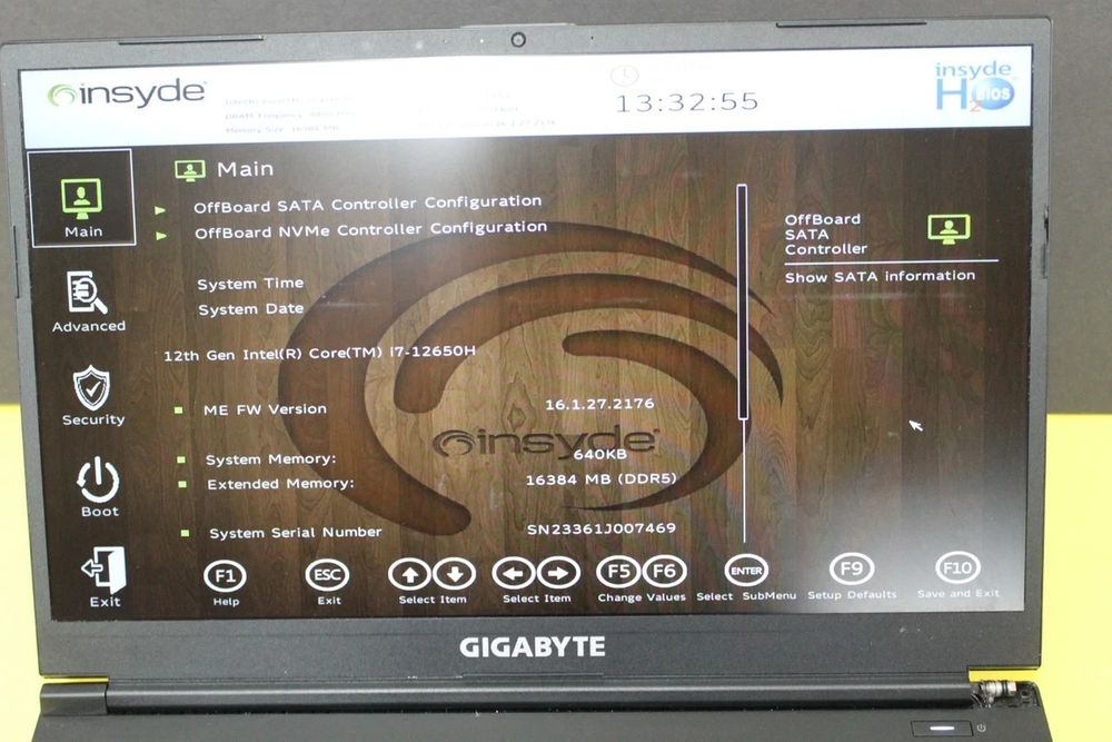 Gigabyte g5 kf5 rtx4060 i7-12650h под ремонт!