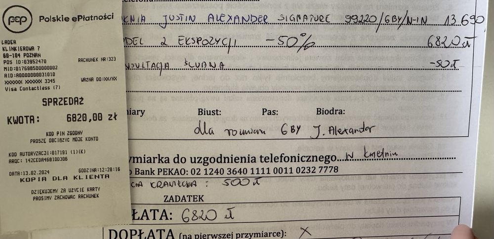 Suknia slubna Justin Alexander r.36/38 z welonem