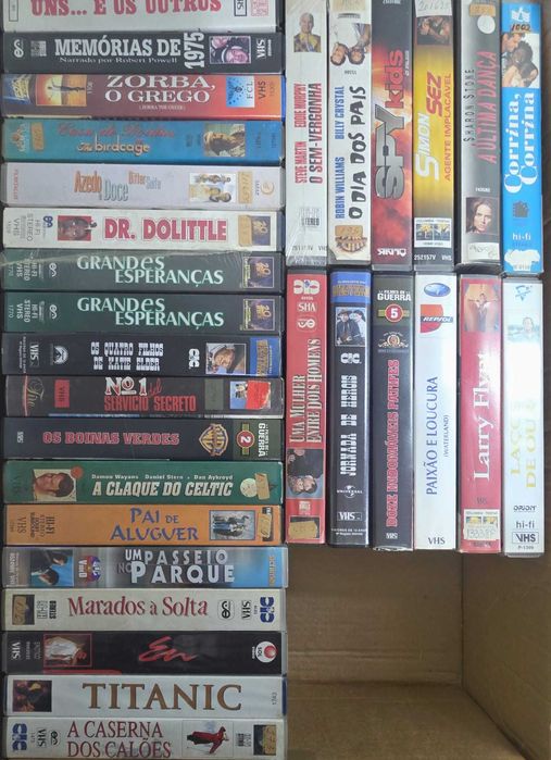 Lote Vhs 4 - Ver lista Abaixo - PROMOÇÂO 1 €