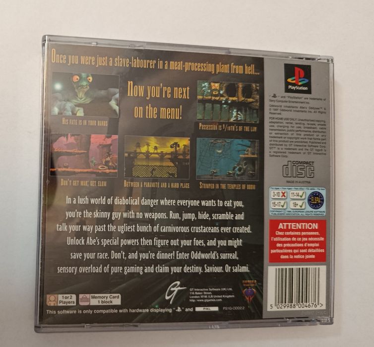 Oddworld: Abe’s Oddysee gra PSX