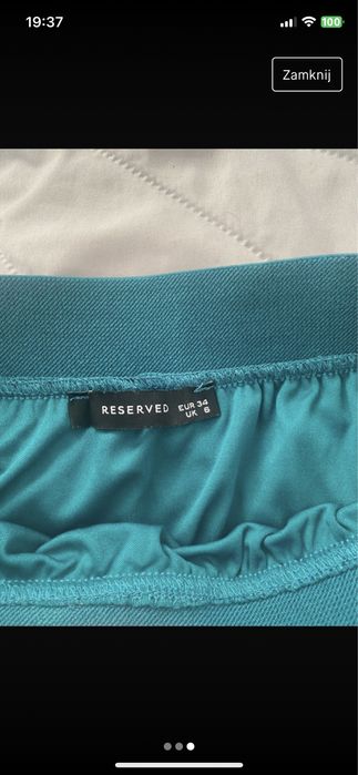 Spódnica maxi koronka reserved 34