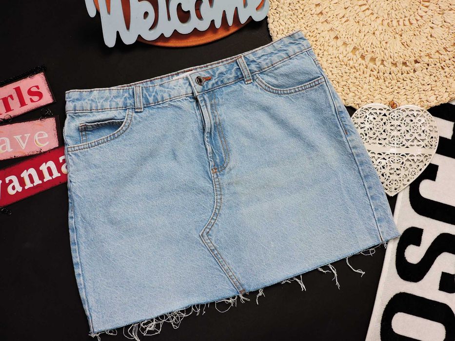 Denim stylowa spódnica jeans M