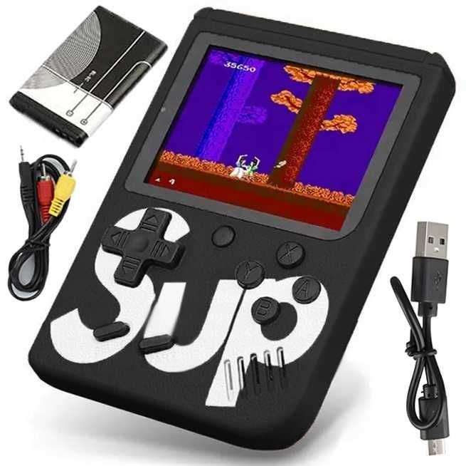 KONSOLA RETRO 400 gier mini przenośna konsola do gier