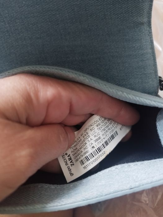 Джинсова сумка Zara denim крос-боді / Оригінал Зара мікро-сумка