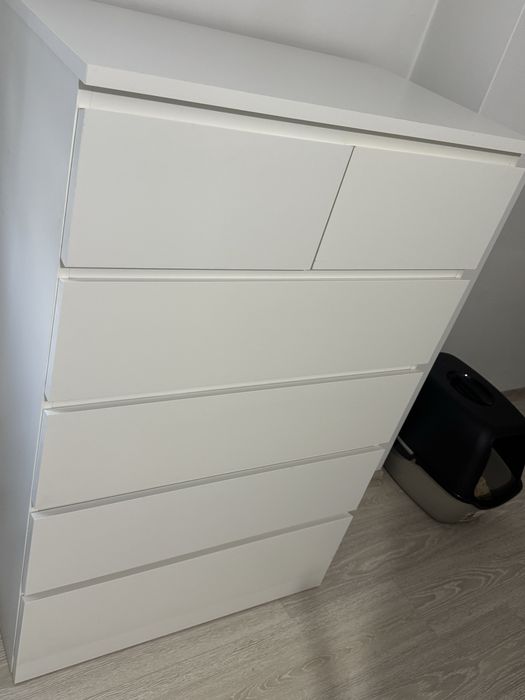 Komoda ikea malm 6 szuflad