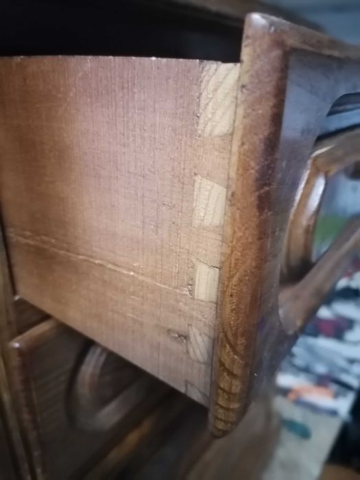 Mesa cabeceira em madeira maciça  3 unidades