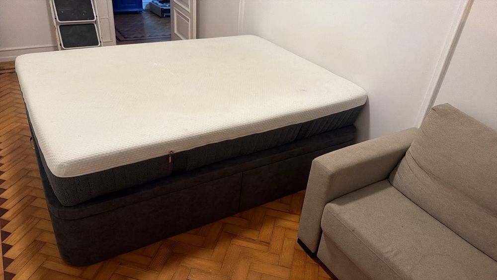 Cama Box com Bau