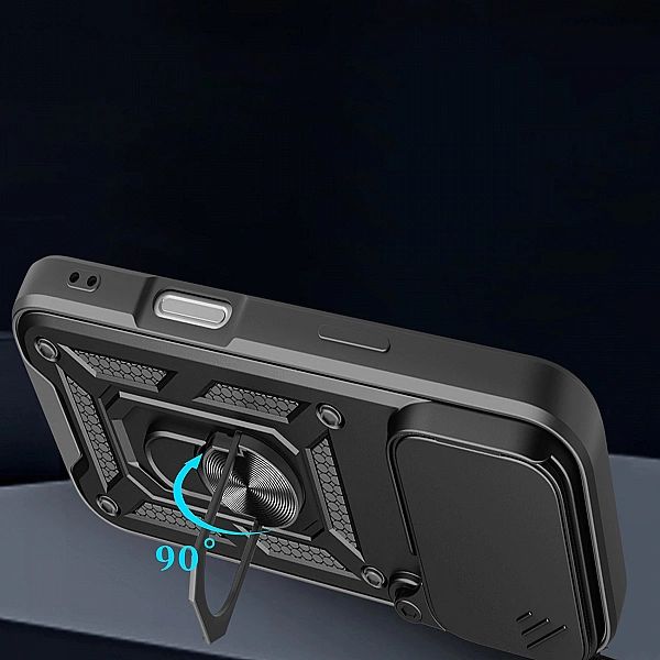 Etui Hybrid Armor Camshield na iPhone 17 Pro Max pancerne z podstawką