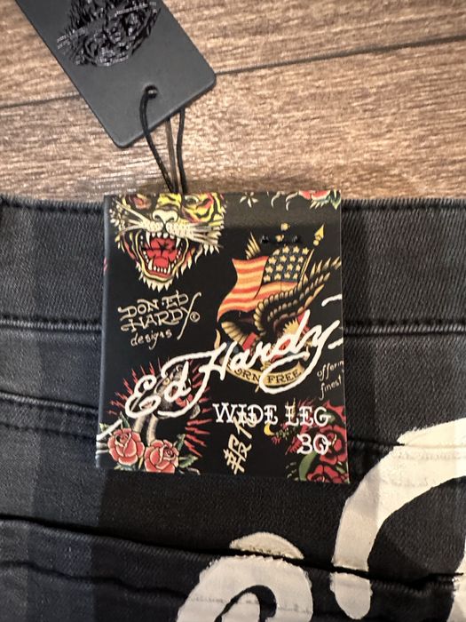 Oryginalne jeansy Ed Hardy – nowe z metką