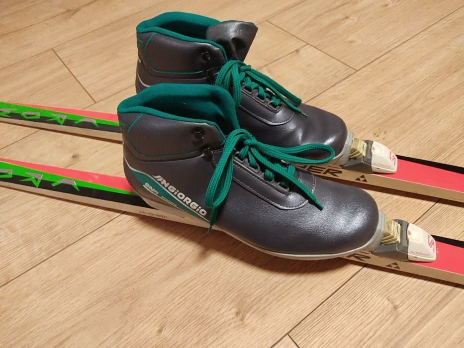 Narty biegowe Fischer + buty rozmiar 47