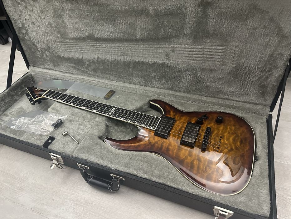 ESP E-II HORIZON NT-II (Tiger Eye Sunburst) (2000$)