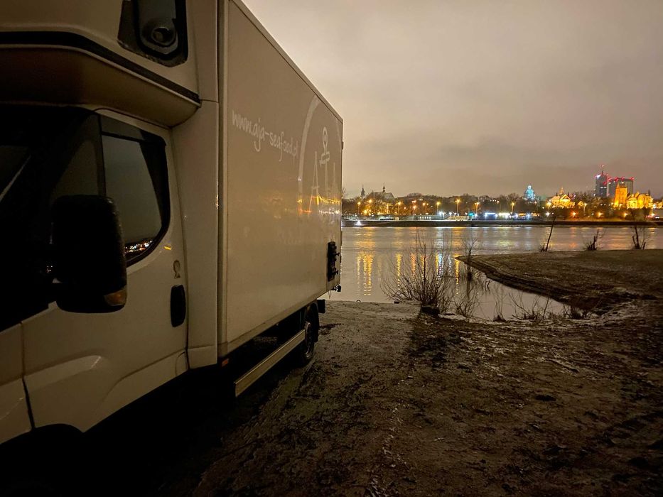 Sauna mobilna opalana drewnem na IVECO Daily 35C15