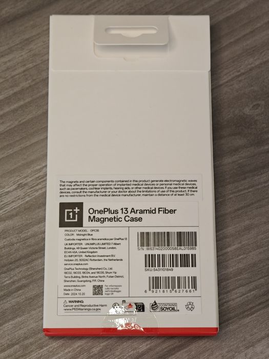 Оригінальний магнітний чохол OnePlus 13 Aramid Fiber Magnetic Case