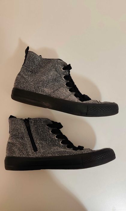 Srebrne buty Next