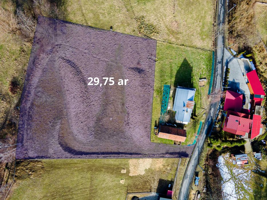 Działka budowlana Żeleźnikowa Wielka, gm. Nawojowa