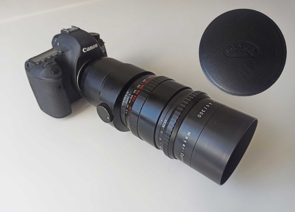 Meyer-Optik Görlitz Telemegor 300 mm f/4.5 19 лепестков!