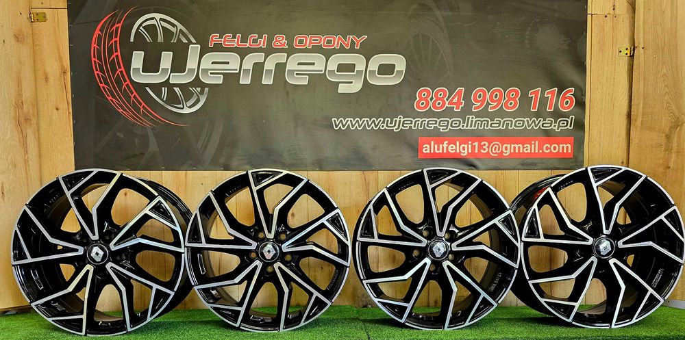 NOWE ALUFELGI RENAULT 18x5x114,3 - Austral,Clio,Koleos,Megane,Talisman