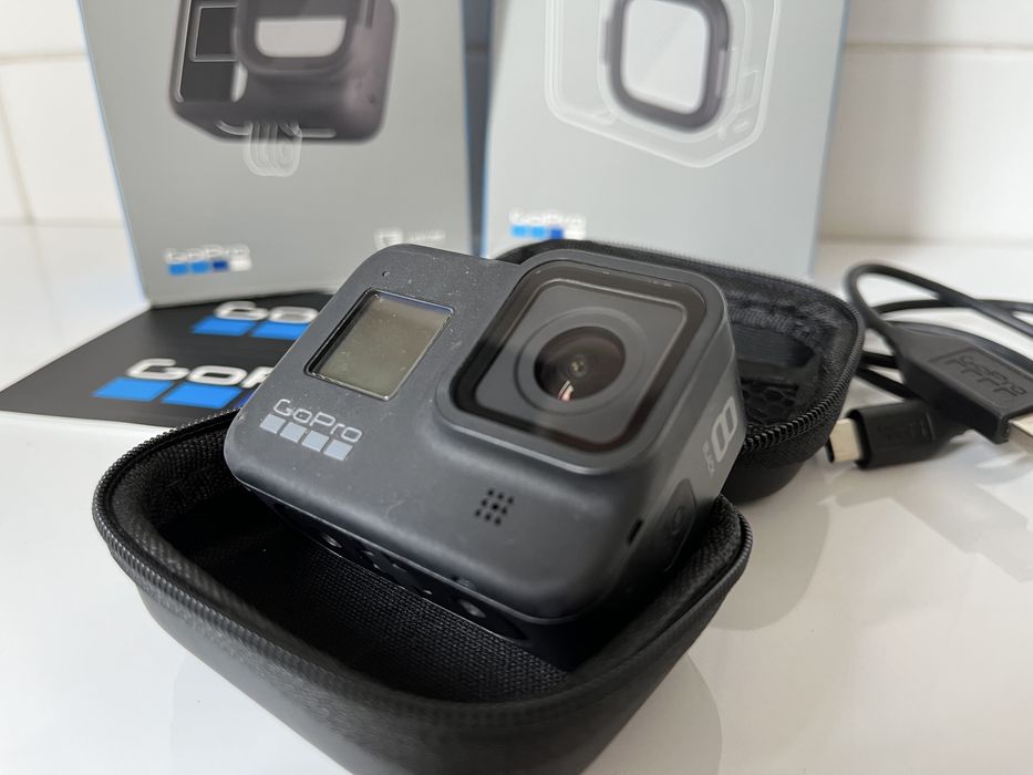 GoPro Hero 8 Black + Acessórios | Excelente Estado