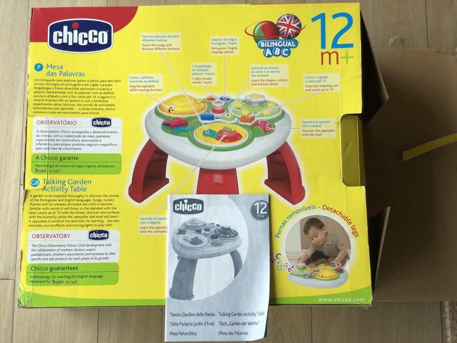 Mesa atividades CHICCO