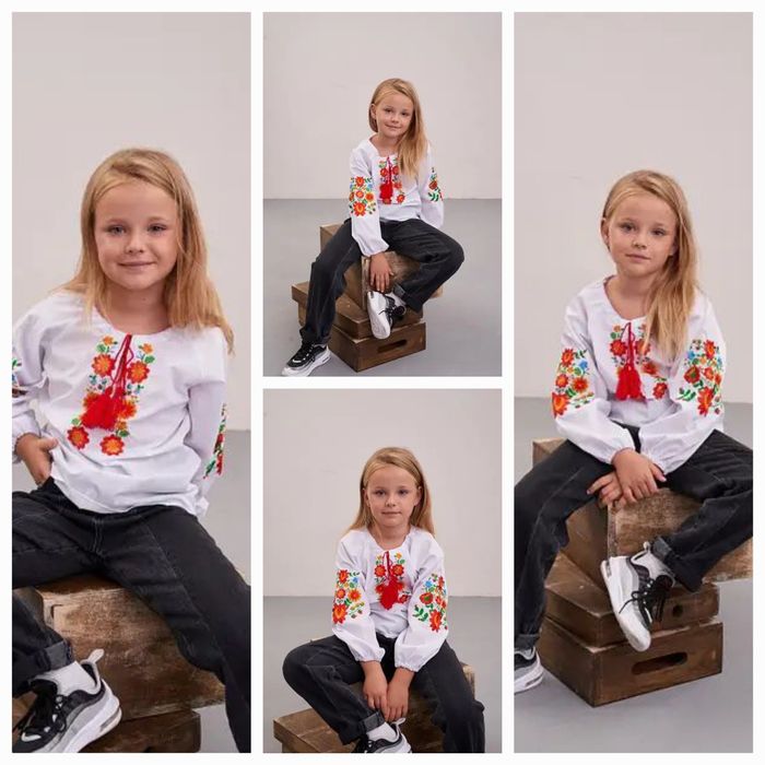 Вишиванки на дівчаток