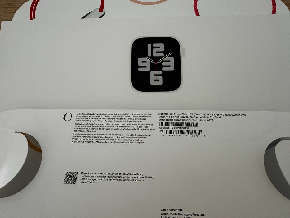 Caixa Apple Watch SE (Gen 2) 40mm