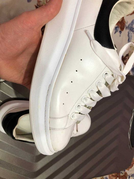 Alexander Mcqueen Oversized Sneaker in White/black