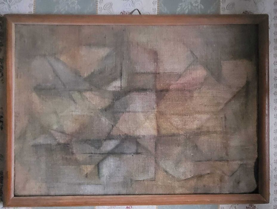 Obraz pastelowa mozaika na płótnie