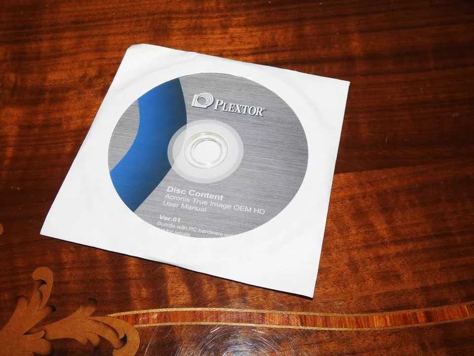 Oprogramowanie Plextor Acronis True Image OEM HD Ver.01 - 2009