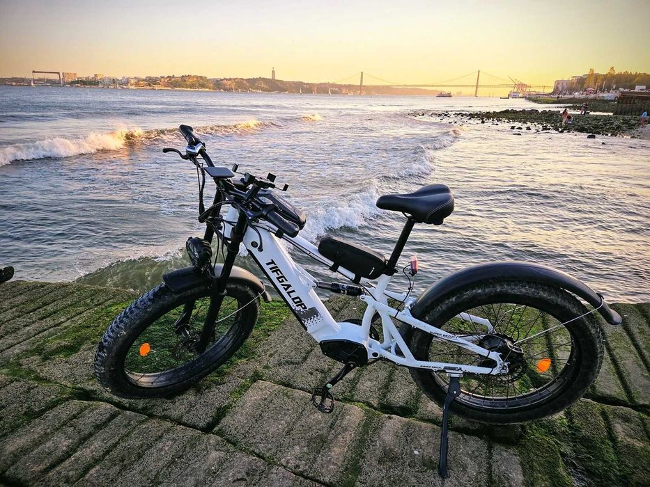 Bicicleta Elétrica Pneu Gordo - Fat Bike Cleytro/Tifgalop ES7 1000 Watts 48V 18ah